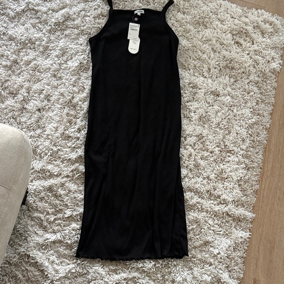 urban social Dresses & Skirts - Urban Social Black Ribbed Tank Dress NWT size Xl